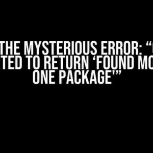 Solving the Mysterious Error: “Gemfury API started to return ‘Found more than one package'”